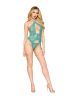 Short Garter Slip and G-String Dmnd - One Size - Agate
