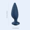 Noah - App Controlled Rotating Butt Plug - Blue