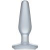 Crystal Jellies Butt Plug - Medium - Clear