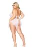 Babydoll and G-String - Queen Size - White