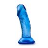 B Yours - Sweet n' Small 4 Inch Dildo With  Suction Cup - Blue