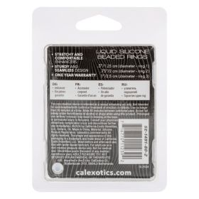 Alpha Liquid Silicone Beaded Rings